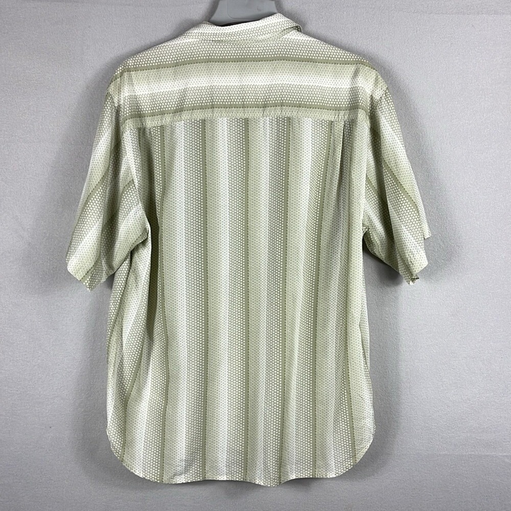 Tommy Bahama Short Sleeve Button Up Shirt Mens Size Large Tropical Green - Picture 2 of 7